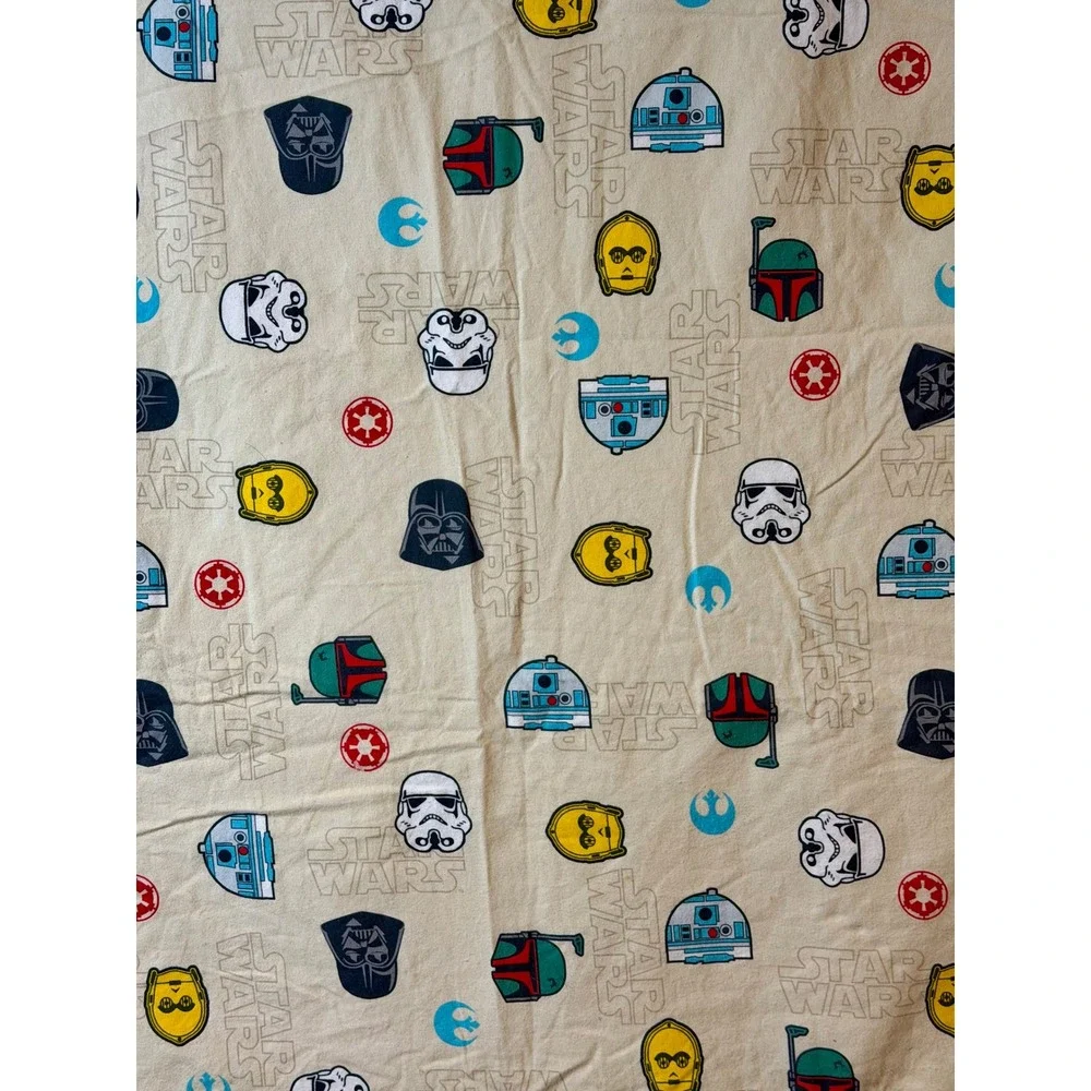 Star Wars Kohls Full Flat Sheet Cotton‎ Darth Vader 2015 Stormtrooper Boba Fett